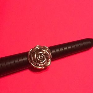 Sterling Silver Hollow Rose Ring